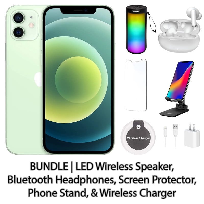Apple iPhone 12 256GB Red Fully Unlocked with LED Wireless Speaker