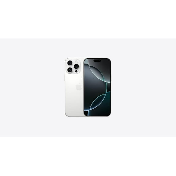 Pre-Owned Fully Unlocked Apple iPhone 16 Pro Cell Phone 256GB 8GB RAM White Titanium