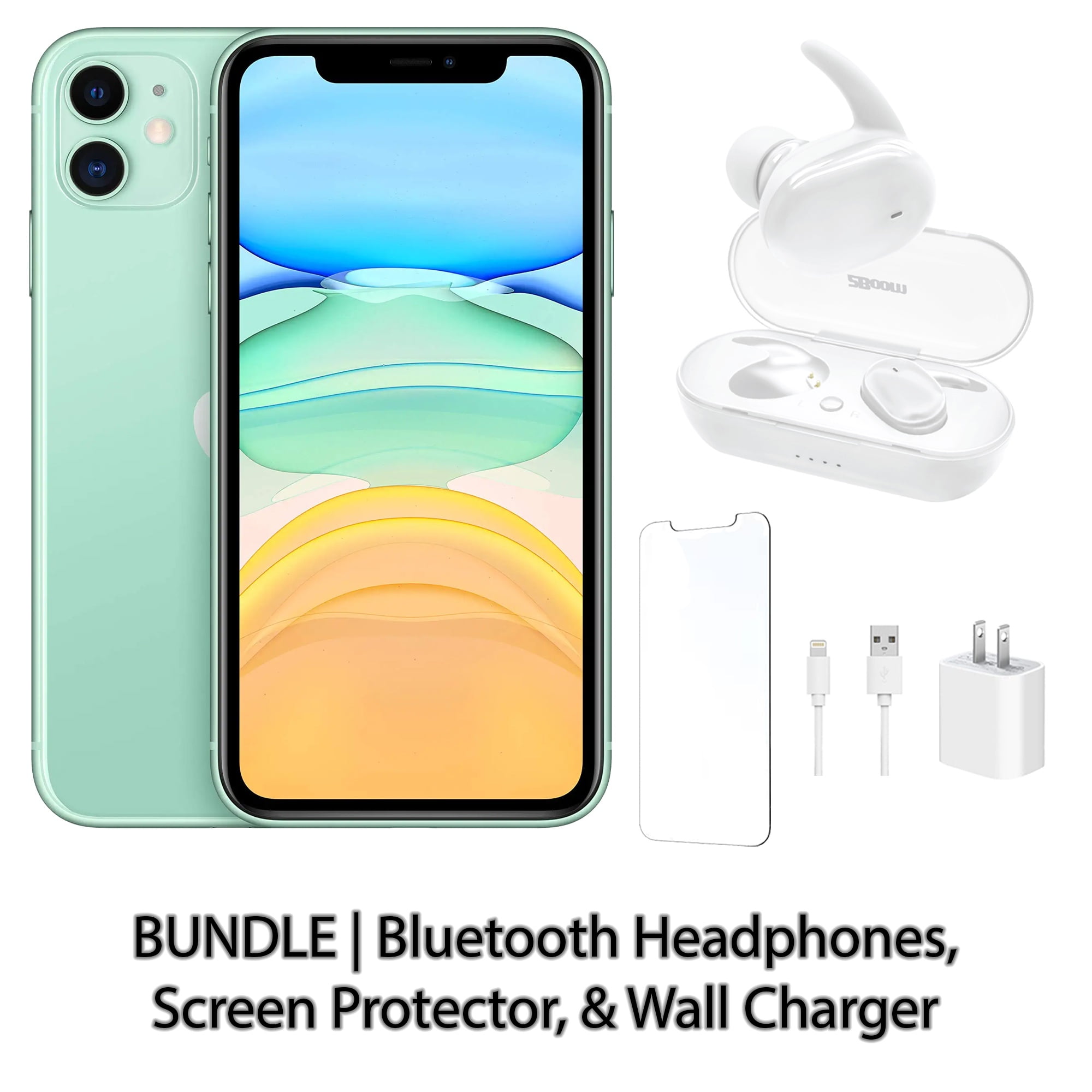 Fully Unlocked Apple iPhone 11 64GB Cell Phone with 4GB RAM White