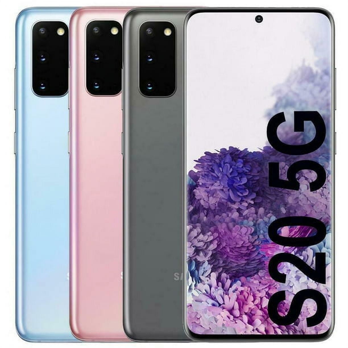 Fully Unlocked Samsung Galaxy S20 5G 128GB White SM-G981U - Grade