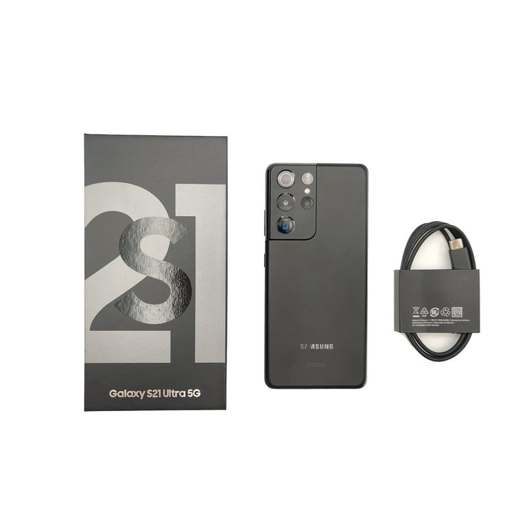 Fully Unlocked Samsung Galaxy S21 Ultra 5G 256GB SM-G998U [RETAIL BOX] 
