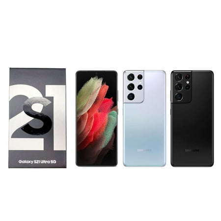 Fully Unlocked Samsung Galaxy S21 Ultra 5G 128GB SM-G998U [RETAIL BOX]