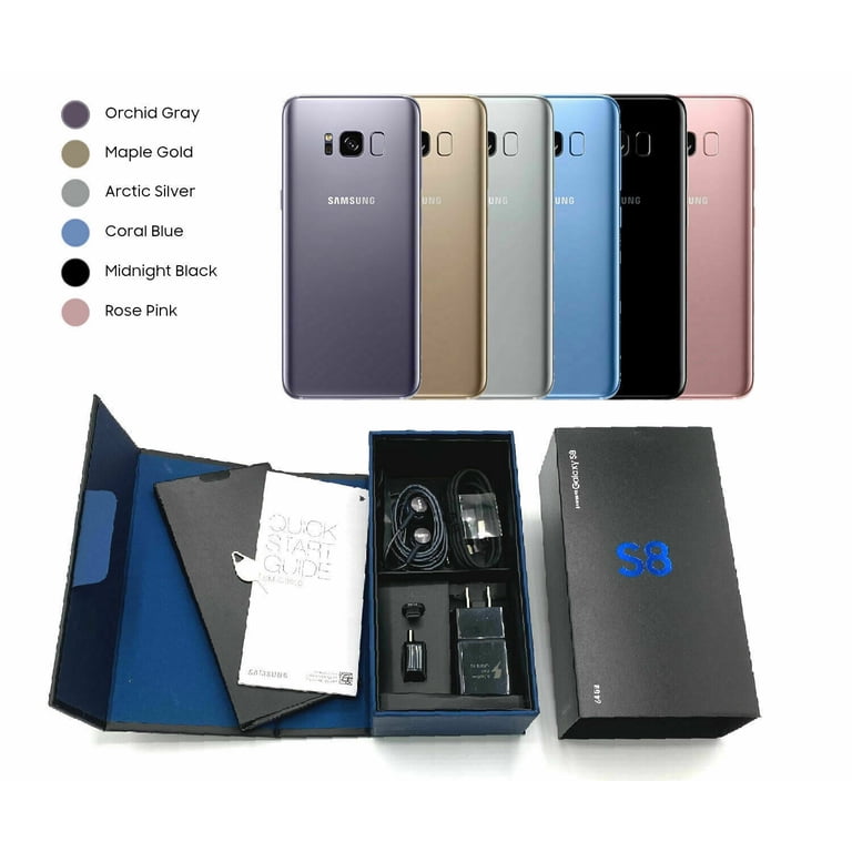 Fully Unlocked Samsung Galaxy S8 64GB SM-G950U (RETAIL BOX
