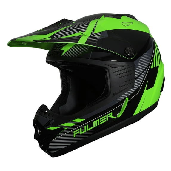 Fulmer, 2021221, Fulmer Edge Adult MX Helmet DOT Approved - Green, XS