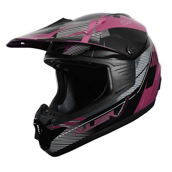 Fulmer, 2021325, Fulmer Edge Adult MX Helmet DOT Approved - Pink, XL