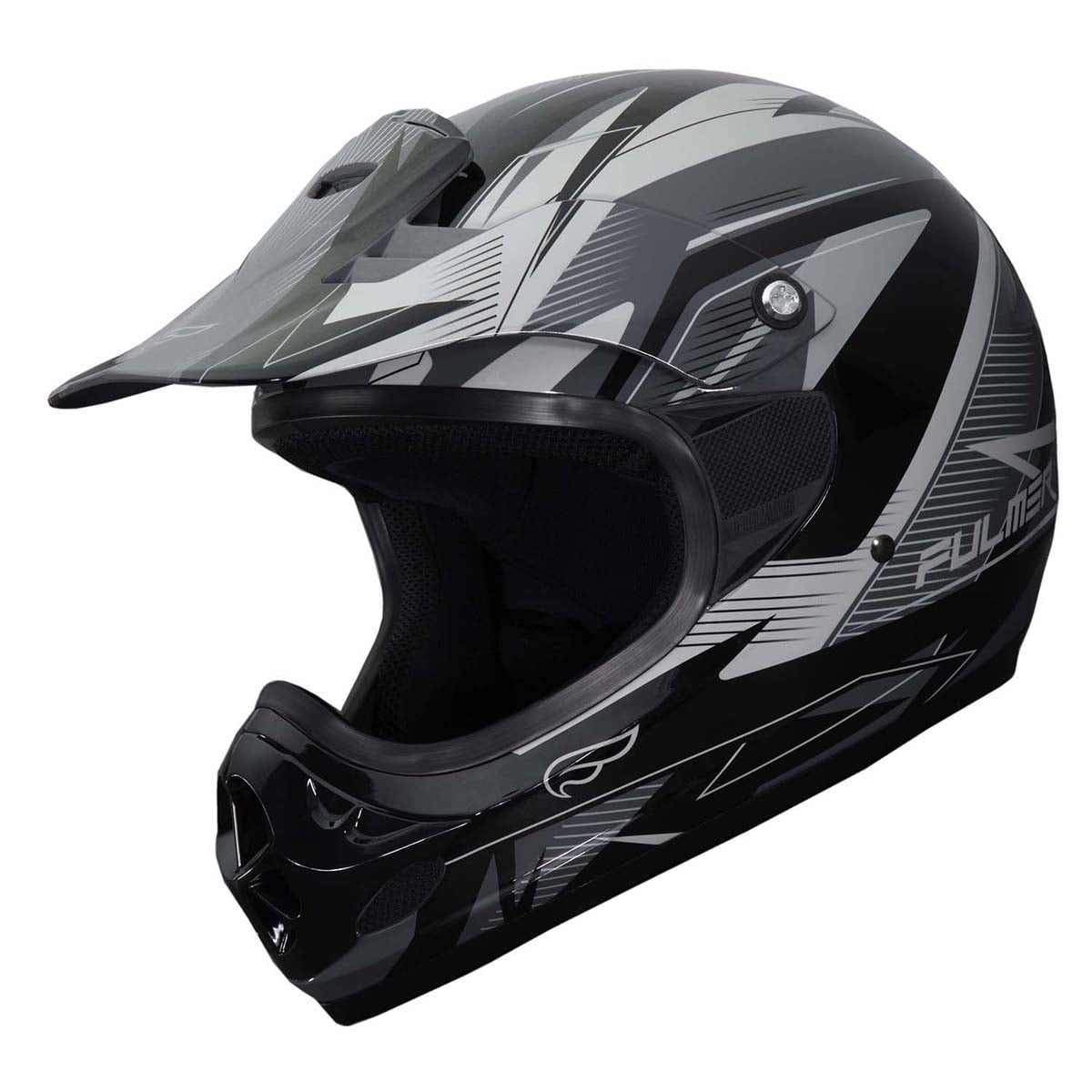 Fulmer, 2031927, Adult MX Helmet 153 HULK Black Graphic, 3XL