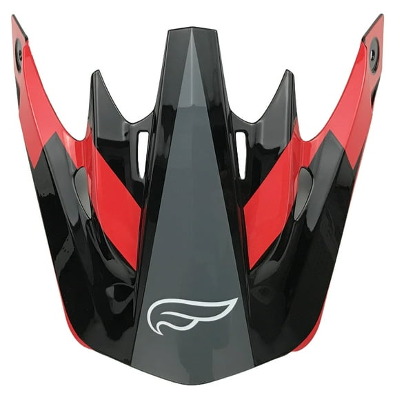 Fulmer 204 MPX Replacement Visor Peak Red SM-MD