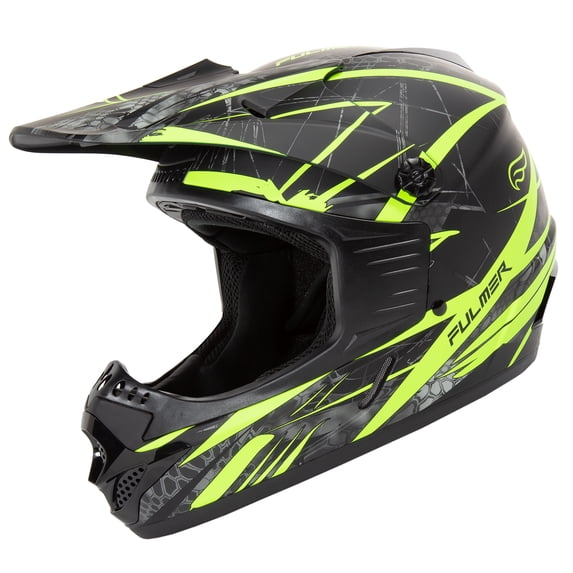 Fulmer, 2503123, Youth Blitz MX Helmet - DOT Approved - Kryptek, Medium