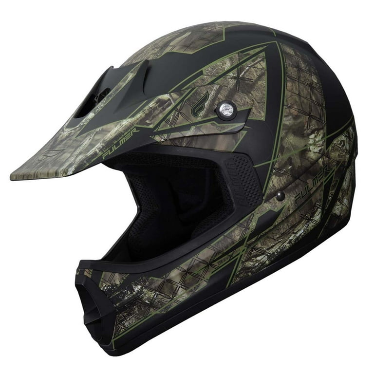 compass motorcycle helmet Fulmer, 2513222, Youth MX Helmet - 251 COMPASS - Mossy Oak Break-Up  Infinity, S