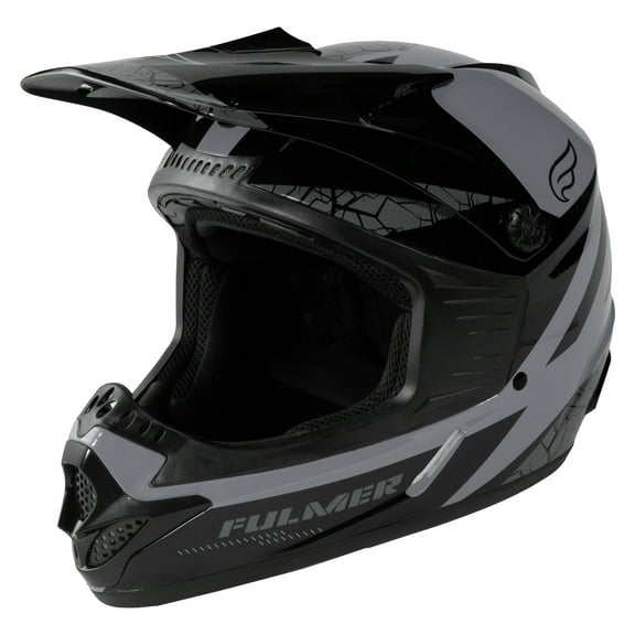 Fulmer 253 FJ2 MPX Quake Youth MX Offroad Helmet Black LG