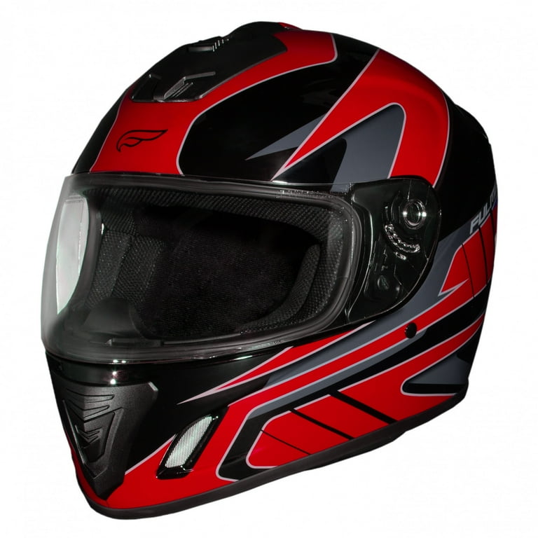 セキュリティ・セーフティ SFT Helmet Red and Black XL(61-62cm) LS2 Helmets Stream II Fury Full Face Motorcycle Helmet - Gloss