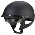 thumbnail image 1 of Fulmer 305 Cortez Motorcycle Half Helmet Matte Black XL, 1 of 4