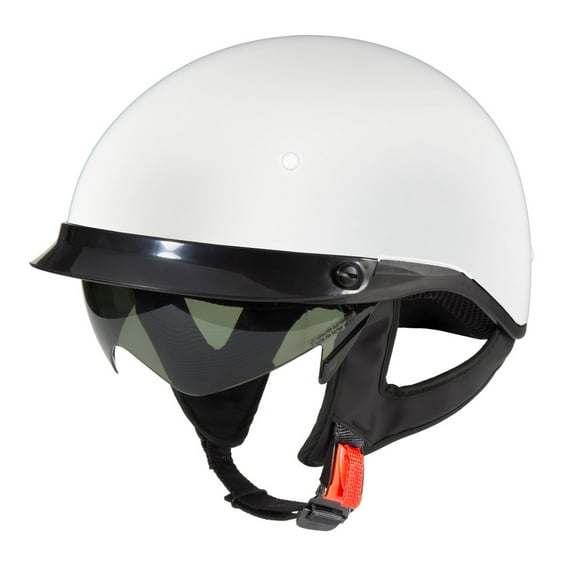 Fulmer 305 Cortez Motorcycle Half Helmet Matte White XL