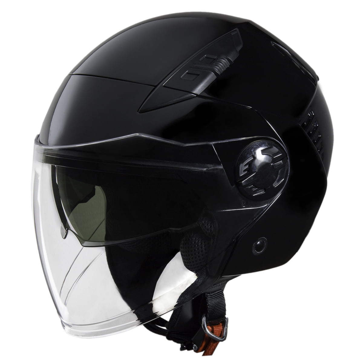 cool blue motorcycle helmet Sentinel Recon Helmet Matte Black/Blue Chrome 2x
