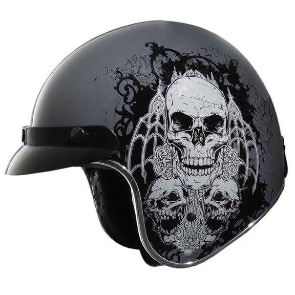 Fulmer, 3534224, Adult Open Face Helmet DOT Approved 353 EON - Bogle, L