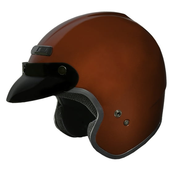 Fulmer, 3540926, Adult Open Face Helmet - 354 JAUNT - Wine, 2XL