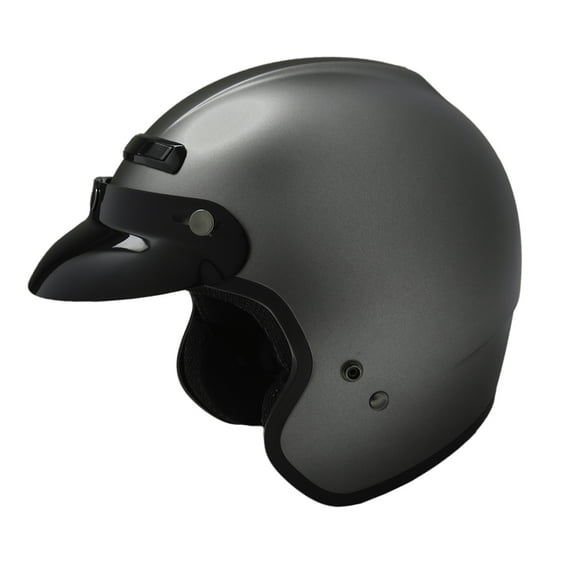 Fulmer, 3541521, Adult Open Face Helmet - 354 JAUNT - Gray, XS