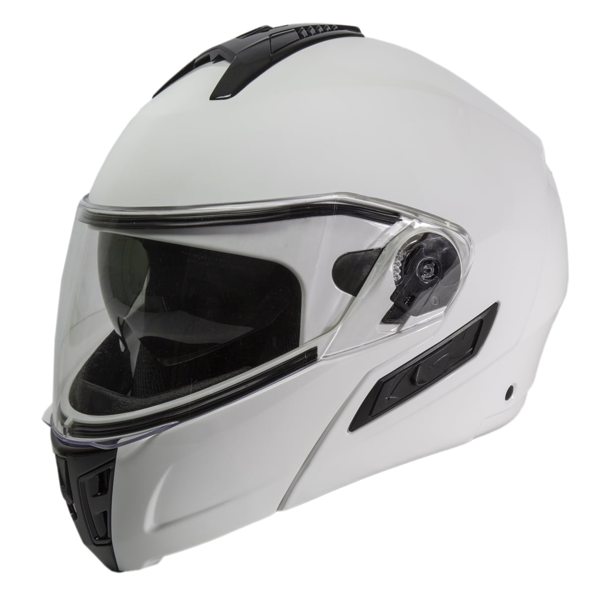 Fulmer, 4000724, Adult Modular Helmet DOT Approved - 400 CRUZ - White, L