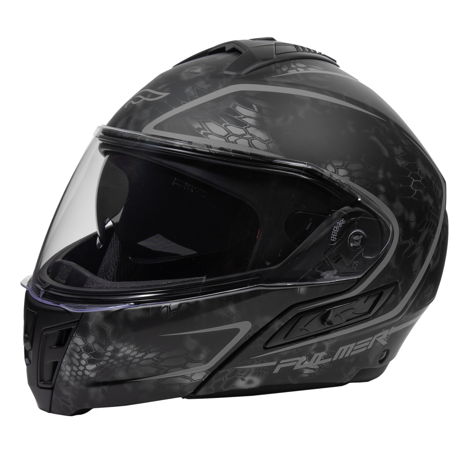 Fulmer, 4003125, Adult Modular Helmet DOT Approved - 400 CRUZ - Kryptek Typhon, XL