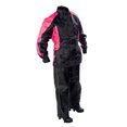 thumbnail image 1 of Fulmer, 4501324, Women's Motorcycle Rain Suit - 450 PROPEL - Waterproof Rain Jacket & Pants - Black/Pink, Large, 1 of 1