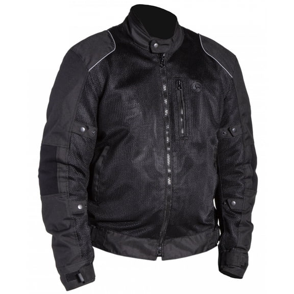 Fulmer 510 Outbreak Mens Textile Motorcycle Jacket Black LG