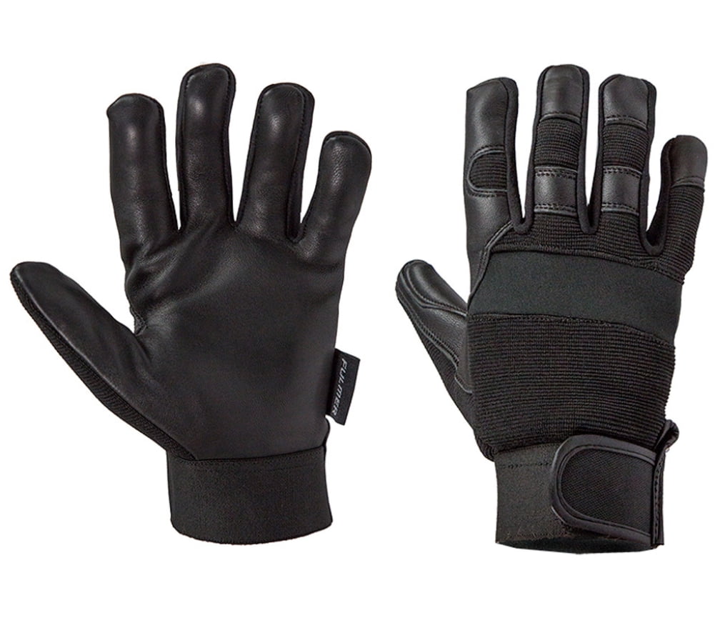 Fulmer 560 Cruzer Mens Leather Motorcycle Gloves Black LG