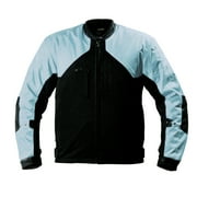 Fulmer, LJ134BLUM, Womens Supertrak II Motorcycle Jacket Textile/Mesh CE Armor - Blue, M