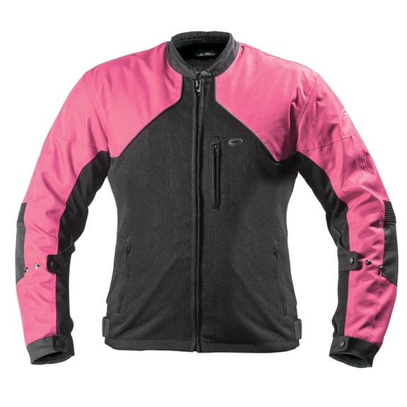 Fulmer, LJ134PNKS, Women's Supertrak II Motorcycle Jacket Textile/Mesh CE Armor - Pink, S