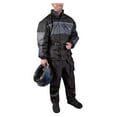 thumbnail image 1 of Fulmer Men's 452 Legacy Two-Piece Reflective Rain Suit - Black & Gray (2XL), 1 of 2