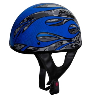 black and blue womens motorcycle helmet Sentinel Recon Matte Black/Blue Chrome 2x making it a great option for riders of all genders. Icon Flip Face Helmets Icon