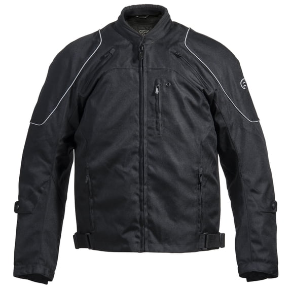 Fulmer, TJ181BLK2X, Men's Traction Motorcycle Jacket - Black, 2XL