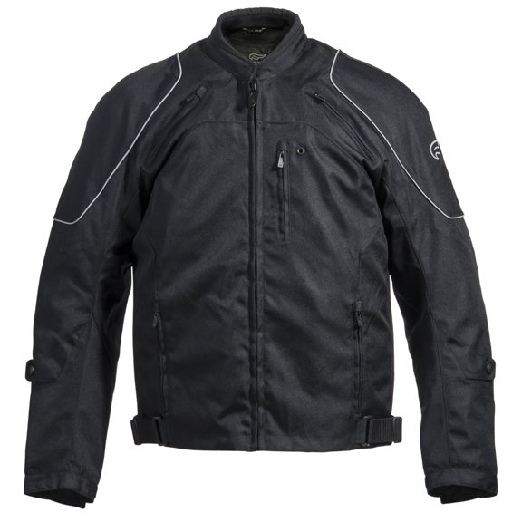 Fulmer, TJ181BLKS, Men's Traction Motorcycle Jacket - Black, S