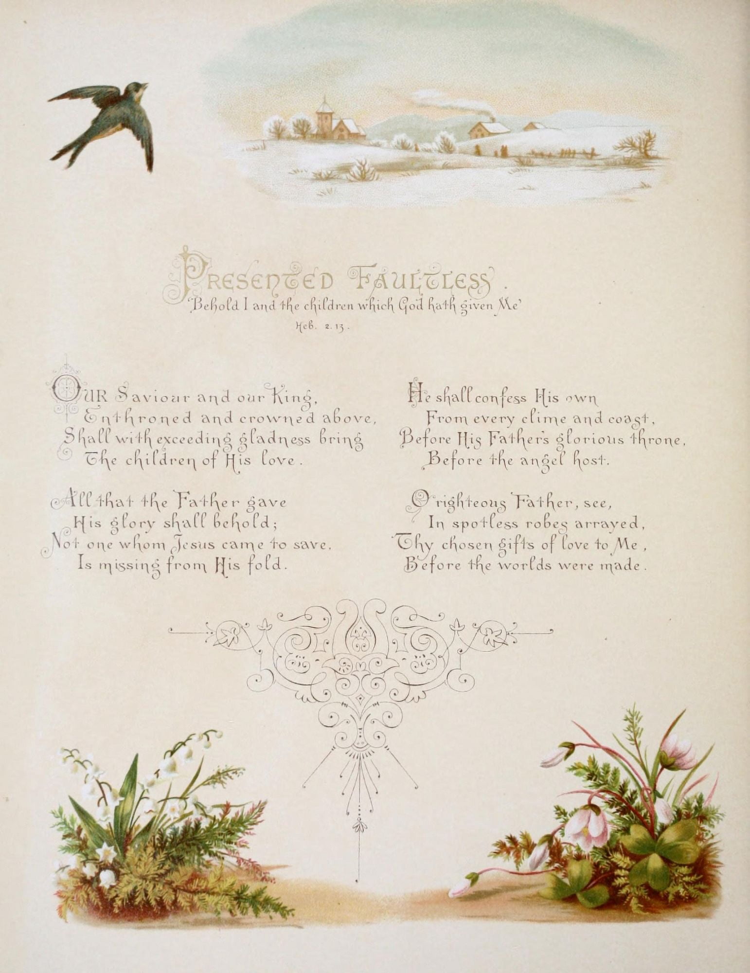 Fulness of Joy 1886 Presented faultless Canvas Art - Frances Ridley Havergal (24 x 36)