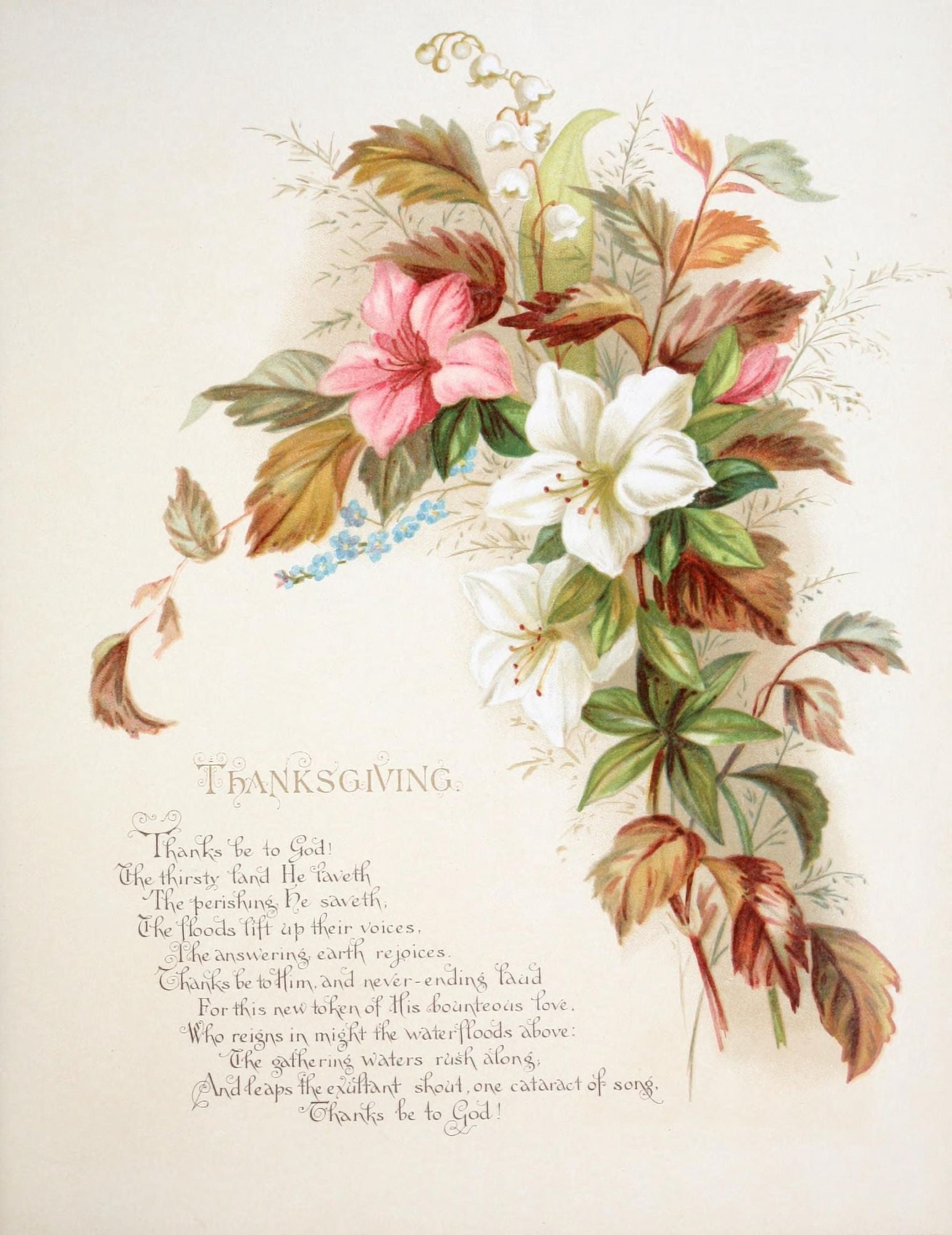 Fulness of Joy 1886 Thanksgiving Canvas Art - Frances Ridley Havergal (18 x 24)
