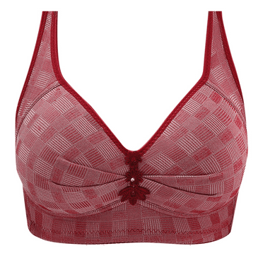 Fulorrnie Bras for Women Plus Size No Underwire Support Full Coverage Wirefree Unlined Figure Comfort Bra 44