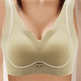thumbnail image 1 of Fulorrnie Bras for Women Supportive Wirefree Push Up Lift Back Fat Smoothing No Show Seamless Comfort Bra AG L, 1 of 5