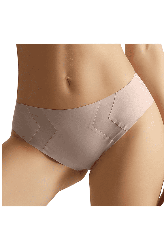 Mid Rise Women's Underwear Breathable Mesh Waistband Cotton Gusset Durable Polyamide for Everyday Comfort, Khaki, XL