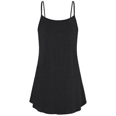 Fulorrnie Tank Tops for Women Camisole Backless Loose Fit Basic Crew Neck Ruched Set In Spaghetti Straps Top, Black, XXXL