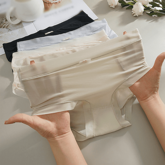 Fulorrnie Women's Mid Rise Underwear Breathable Cotton Gusset Soft Nylon Spandex Panties for Everyday Comfort, Green, XL