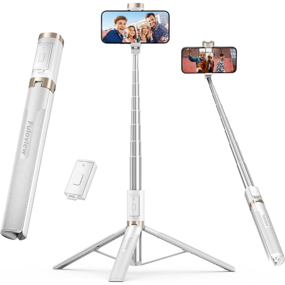 Fuloview 72'' Selfie Stick for iPhone,Tripod Wireless Remote for Selfies,Group Photograph,Video Recording. Phone Stand Compatible with iPhone Android Phone,Camera