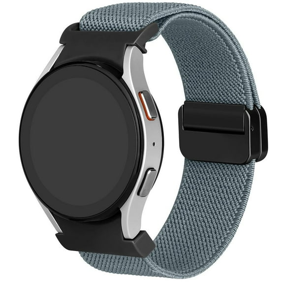 Fulsaxad 20mm Bands For Samsung Galaxy Watch 6 5 4 Band 40mm 44mm / Watch 5 Pro 45mm/ Galaxy Watch 6 4 Classic 43mm 47mm 42mm 46mm Stretchy Braided Nylon Straps Replacement Wristbands for Women Men