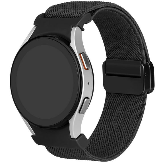 Fulsaxad 20mm Bands For Samsung Galaxy Watch 6 5 4 Band 40mm 44mm / Watch 5 Pro 45mm/ Galaxy Watch 6 4 Classic 43mm 47mm 42mm 46mm Stretchy Braided Nylon Straps Replacement Wristbands for Women Men