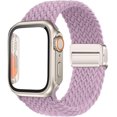 thumbnail image 1 of Fulsaxad Compatible with Apple Watch Bands and Case 41mm 40mm 38mm 45mm 44mm 42mm Stretchy Braided Solo Loop iWatch Bands for Aplle Watch Sieres 9 8 7 SE 6 5 4 3 2 1 for Women Men, 1 of 15