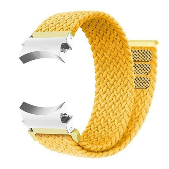 Fulsaxad Compatible with Samsung Galaxy Watch 6 5 4 Band 44mm 40mm/ 6 4 Classic 43mm 47mm 46mm 42mm/ Galaxy Watch 5 Pro 45mm, 20mm Braided Solo Loop Band Stretchy Bracelet Nylon Sport Strap Women Men