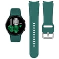 thumbnail image 1 of Fulsaxad No Gap 20mm Band Compatible with Samsung Galaxy Watch 6 5 4 Band 40mm 44mm, Watch 5 Pro Band 45mm/Watch 4 6 Classic 42mm 46mm 43mm 47mm, 20mm Soft Silicone Sport Bands for Women Men, 1 of 15