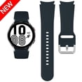 thumbnail image 1 of Fulsaxad No Gap 20mm Band Compatible with Samsung Galaxy Watch 6 5 4 Band 40mm 44mm, Watch 5 Pro Band 45mm/Watch 4 6 Classic 42mm 46mm 43mm 47mm, 20mm Soft Silicone Sport Bands for Women Men, 1 of 15