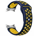 thumbnail image 1 of Fulsaxad No Gap 20mm Bands Compatible with Samsung Galaxy Watch 6 5 4 Band 40mm 44mm/Galaxy Watch 6 Classic 47mm 43mm/Watch 5 Pro 45mm/Watch 4 Classic 46mm 42mm, 20mm Silicone Sport Strap Women Men, 1 of 13