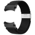 thumbnail image 1 of Fulsaxad No Gap 20mm Braided Bands for Samsung Galaxy Watch 6 4 5 Band 40mm 44mm/Galaxy Watch 4 6 Classic Band 42mm 46mm 43mm 47mm/Watch 5 Pro Band 45mm, Stretchy Nylon Sport Strap for Women Men, 1 of 14