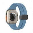thumbnail image 1 of Fulsaxad Silicone Sport Magnetic Band Compatible for Apple Watch Bands iWatch Bands 49mm 45mm 44mm 42mm 41mm 40mm 38mm, Magnet Clasp Strap for Apple Watch Series 9 8 7 SE 6 5 4 3 Ultra 2, 1 of 9