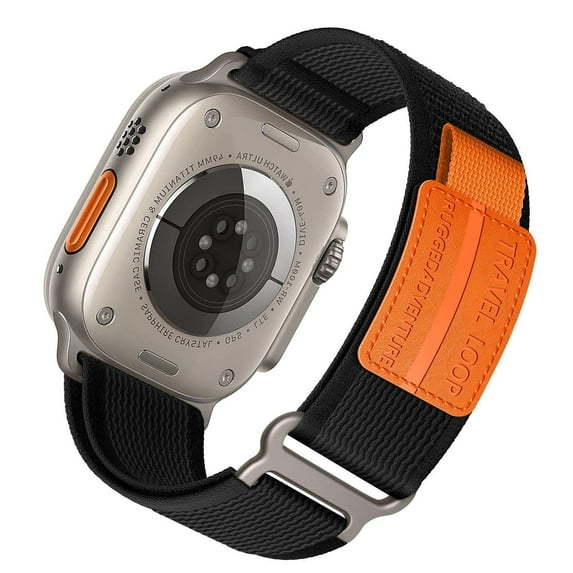 Fulsaxad Trail Loop Compatible with Apple Watch Bands iWatch Bands 49mm 45mm 41mm 44mm 40mm 42mm 38mm Women Men, Rugged Sport Loop Nylon Wristband for iwatch Series 9 8 7 SE 6 5 4 3 Ultra 2